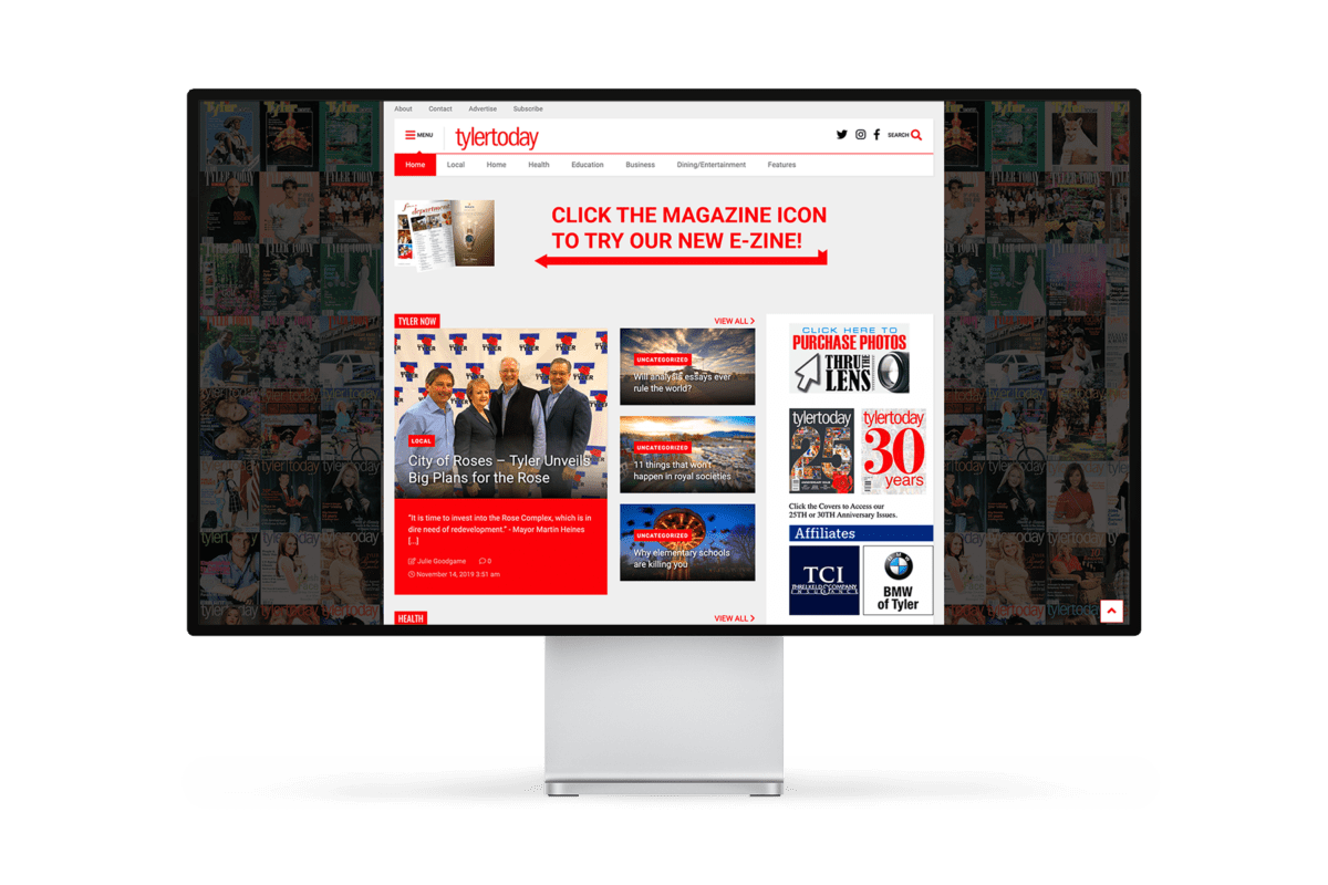 TylerTODAY Website Design