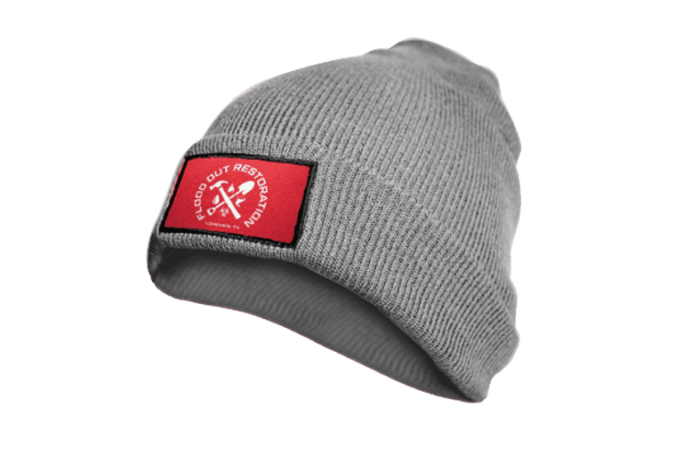 Flood Out Restoration Beanie Patch Design